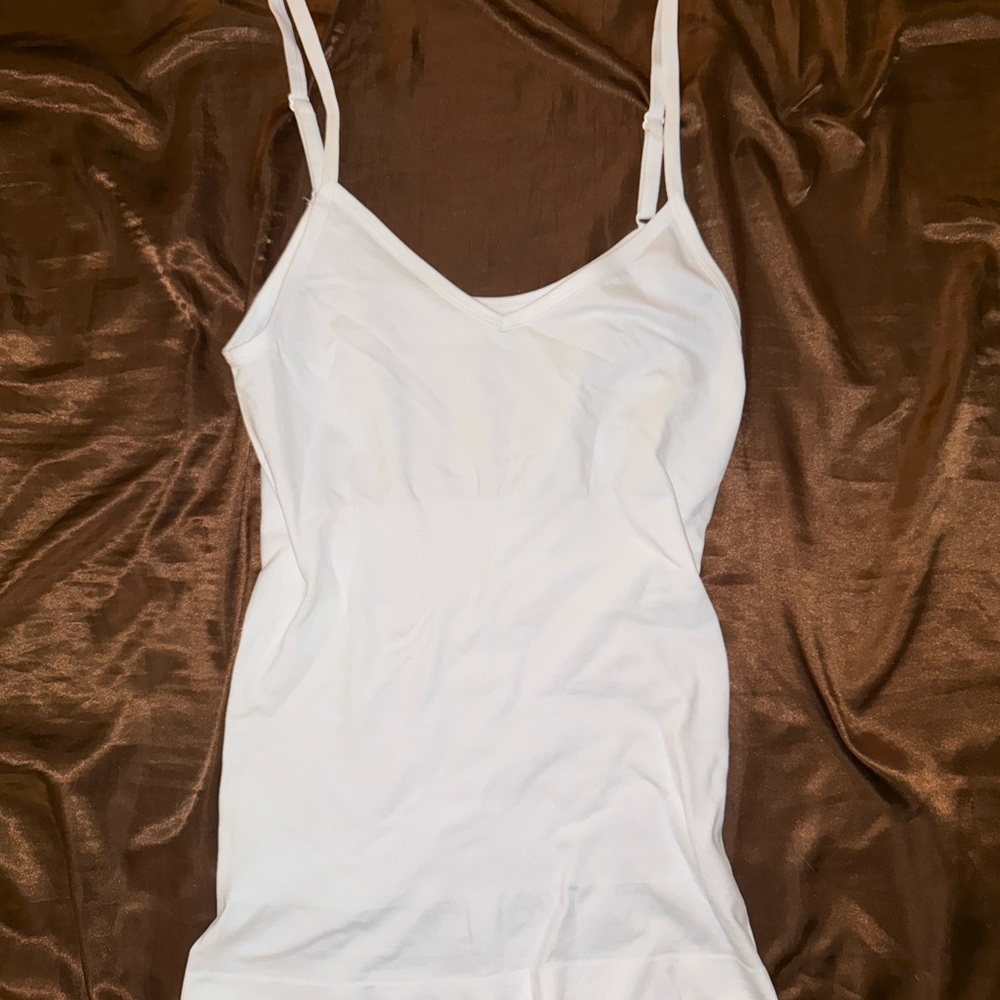 White Women's Shape wear Tank
